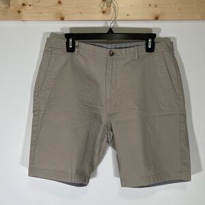 Calvin Klein Men's Beige Flat Front Shorts